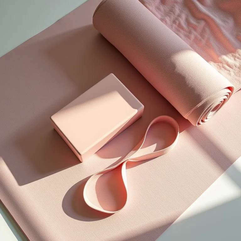 Acessórios de Yoga: bloco, cinto e manta