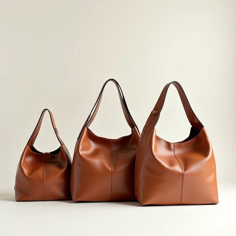 Bolsas hobo de diferentes tamanhos