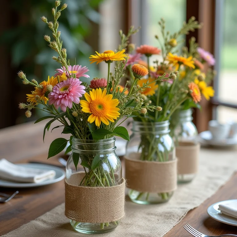 Decoração de casamento DIY