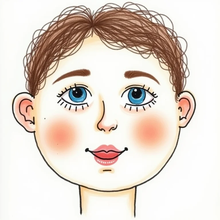 Desenho infantil representando a diversidade e aceitação