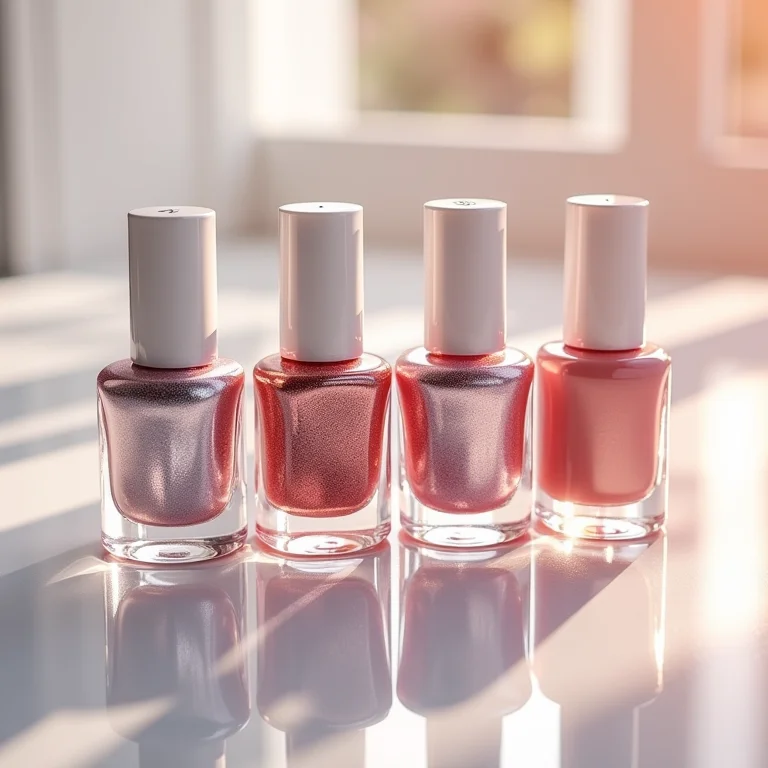 Esmaltes metalizados com brilho intenso