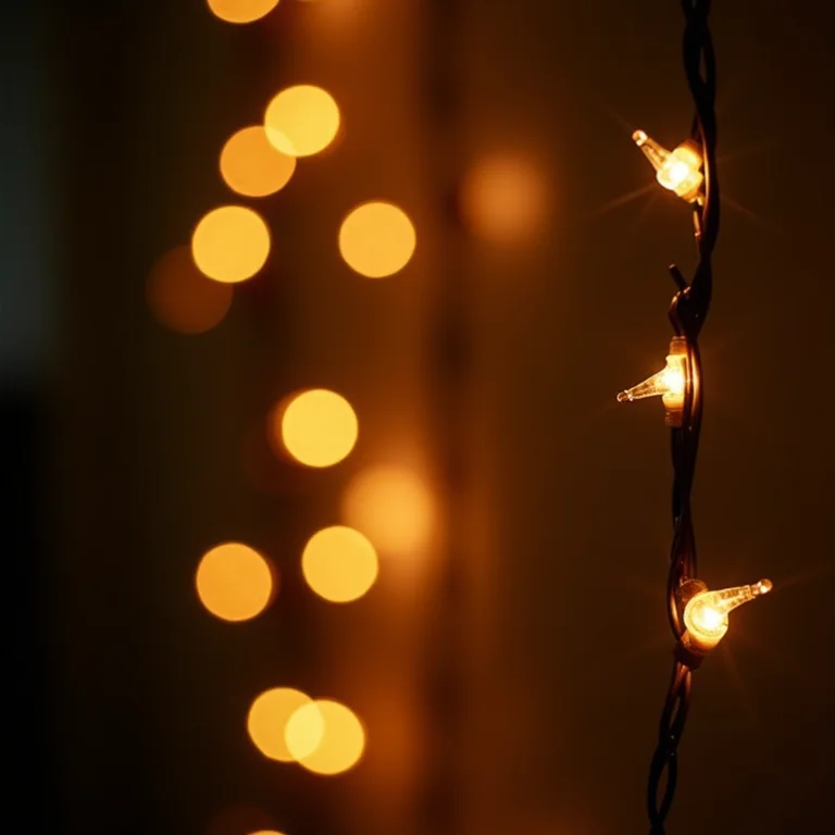 Iluminação de casamento com luzes de fada