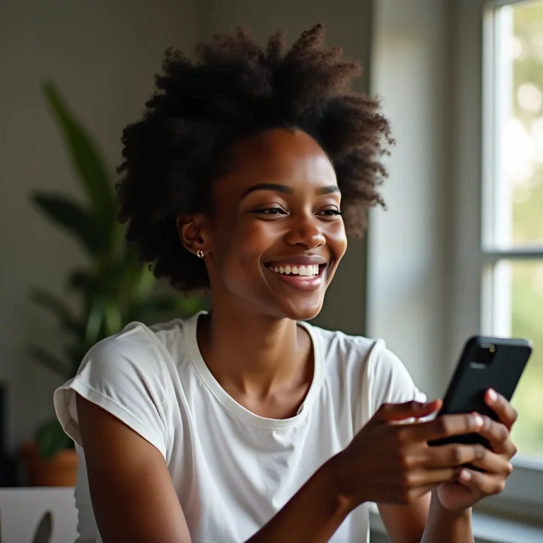 Mulher fazendo video chamada para cliente feliz mostrando produto artesanal