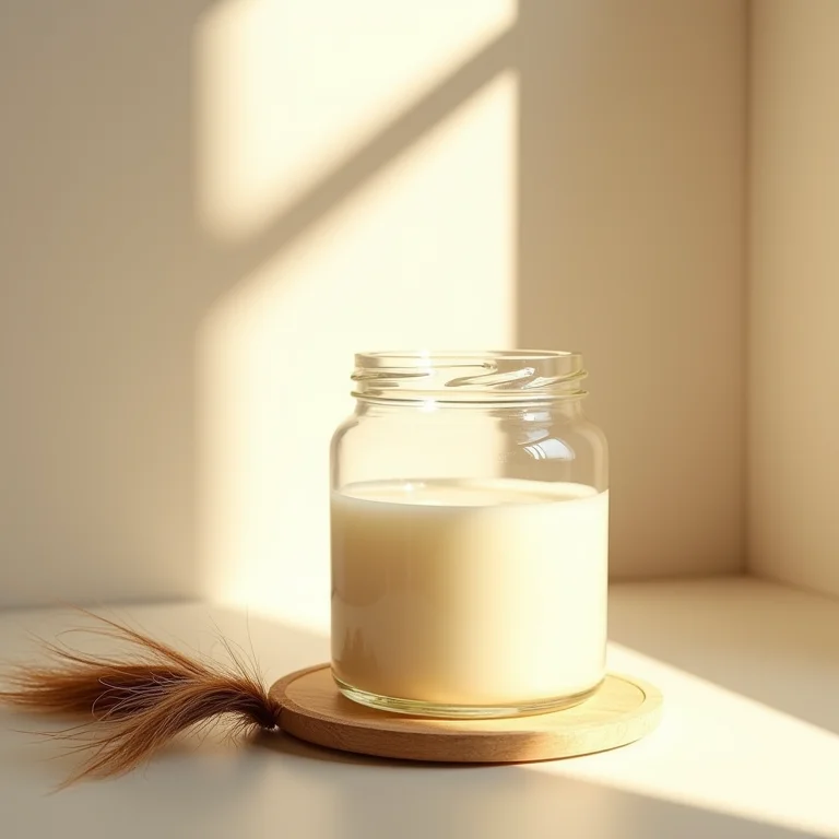 Óleo de coco com cabelo e pele.