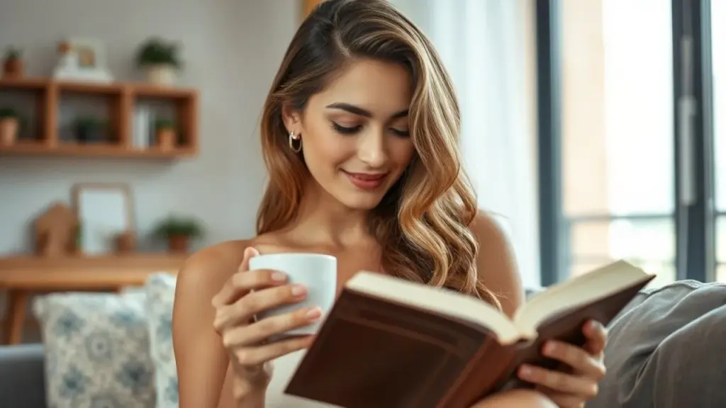 Morena iluminada doce de leite: Beleza de baixa manutenção para o dia a dia.