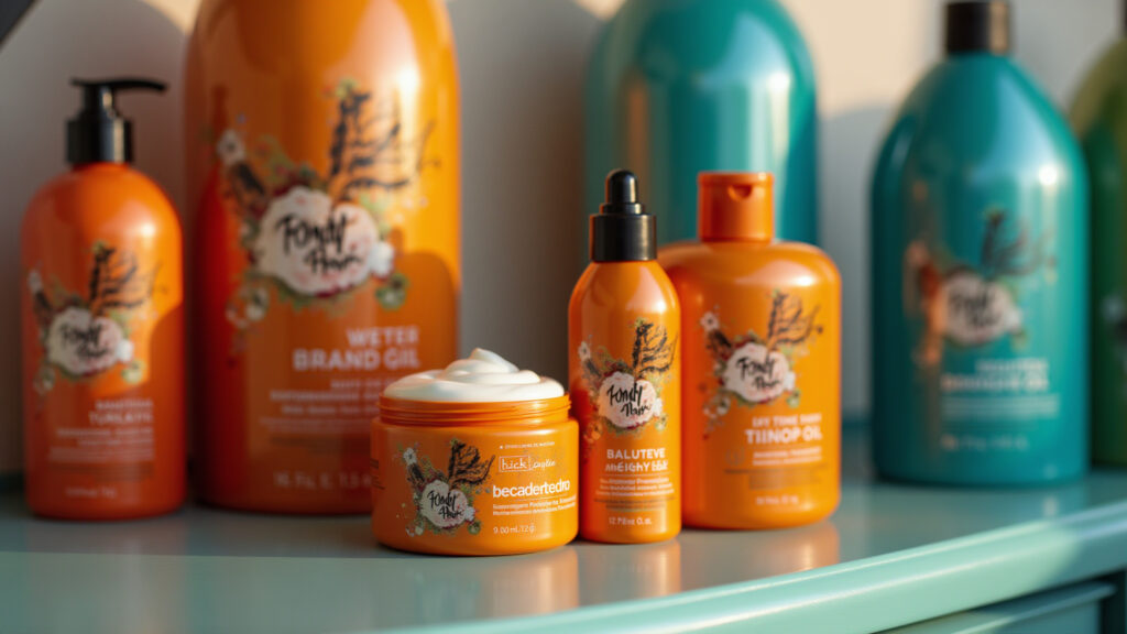 Produtos para fitagem estruturada: creme, gelatina e óleo.