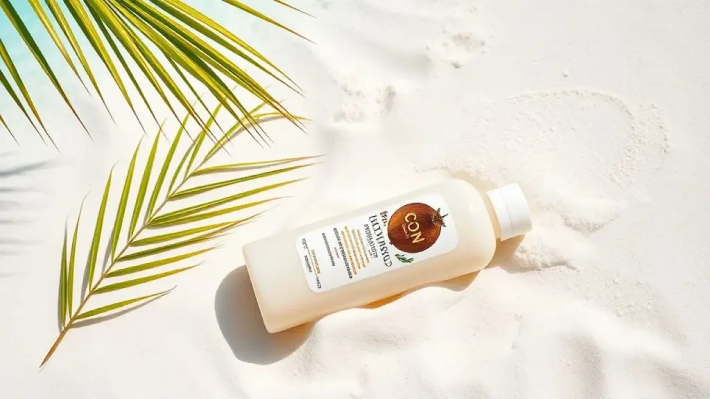 Body splash Coconut Passion na areia da praia