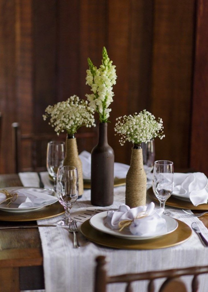 Decoração De Garrafas De Vidro