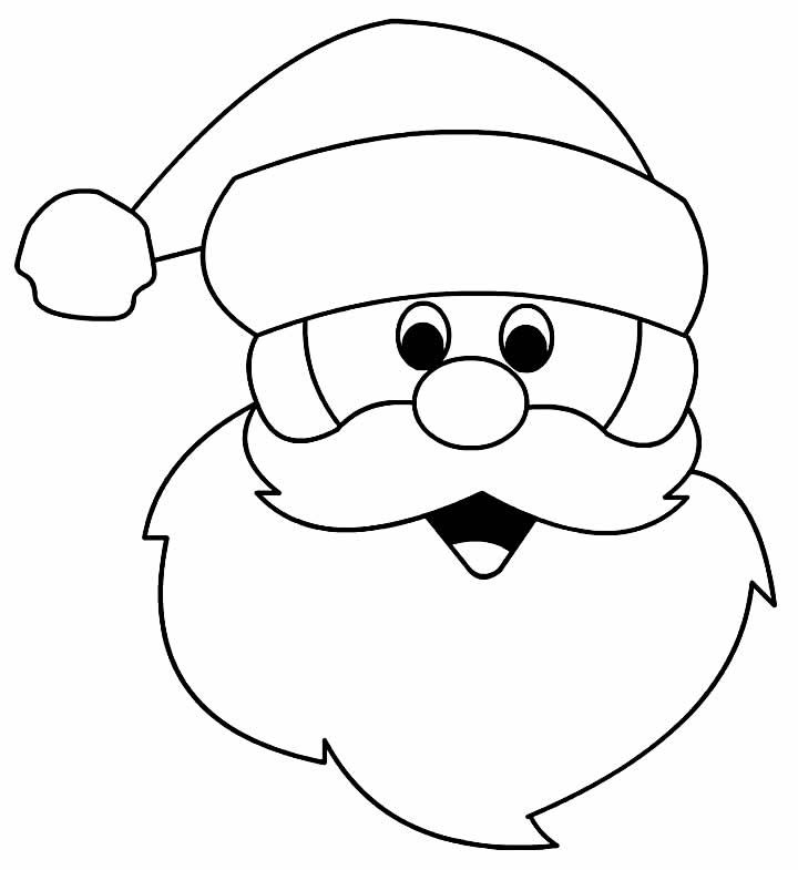 Papai Noel para Colorir