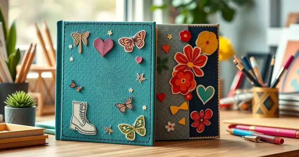 caderno personalizado artesanato