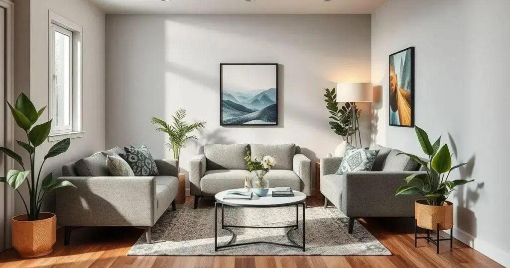 decoração de sala pequena