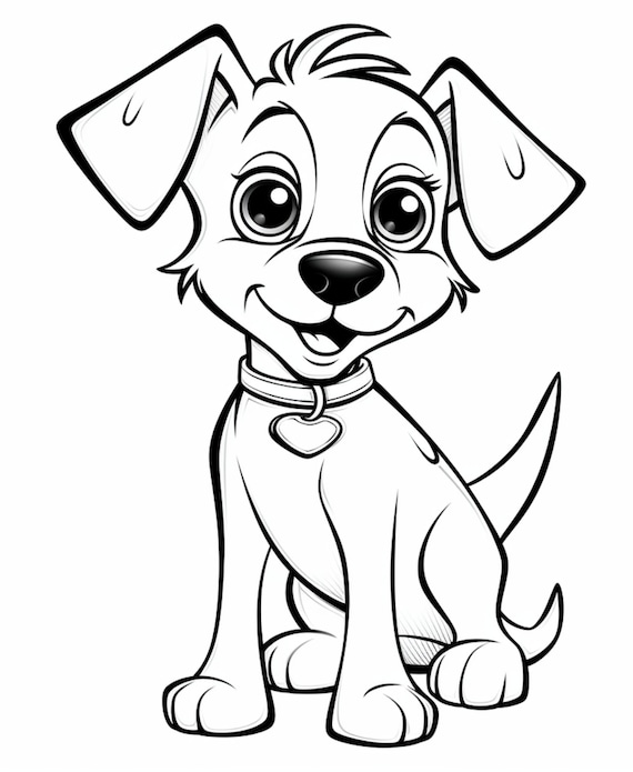 Dog Coloring Page