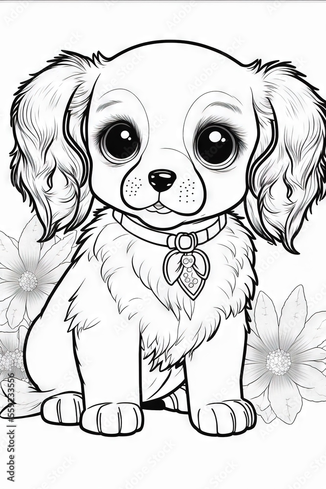 Dog Coloring Page