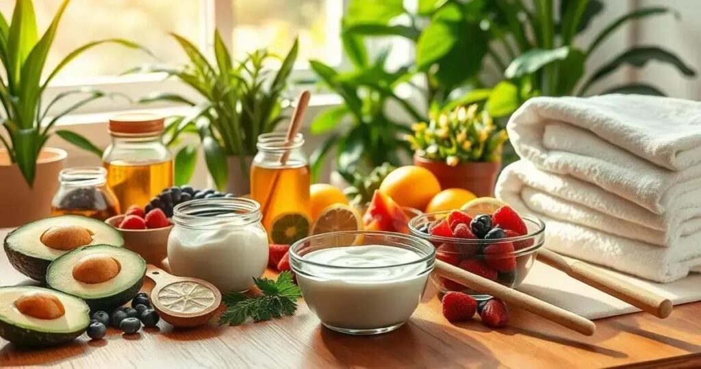 máscara facial caseira para hidratação