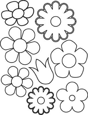 Moldes De Flores De Eva