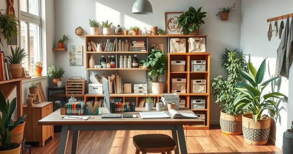organizar ateliê de artesanato