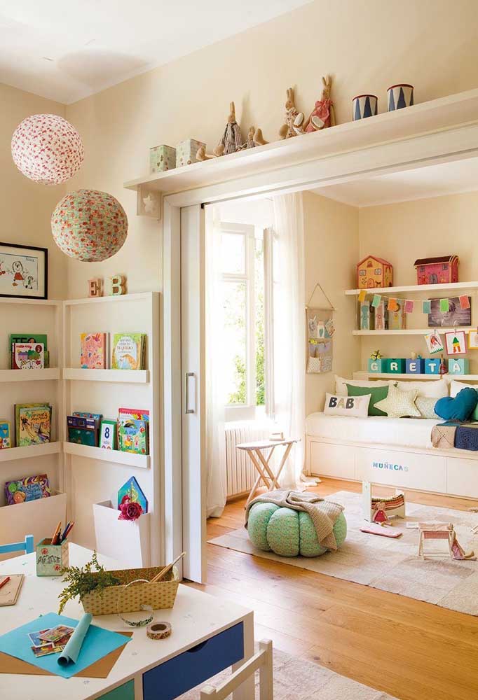 Prateleira Criativa para Quarto Infantil