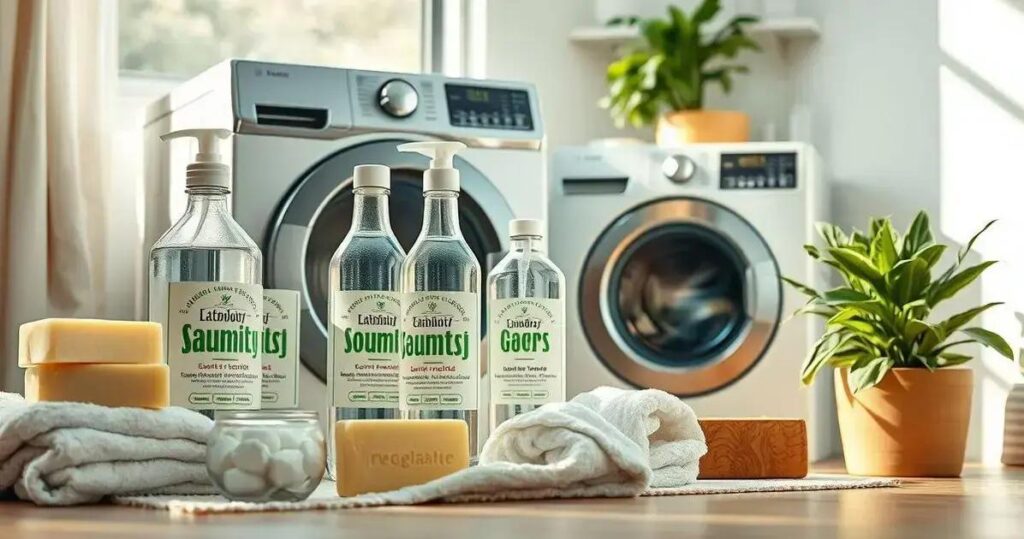 produtos para lavar roupa que não agridem o meio ambiente
