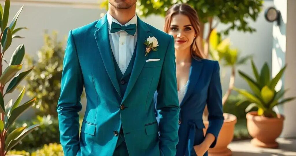 roupa do noivo moderna