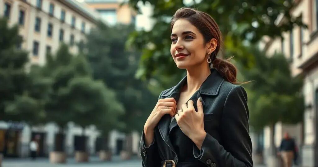 sobretudo feminino elegante