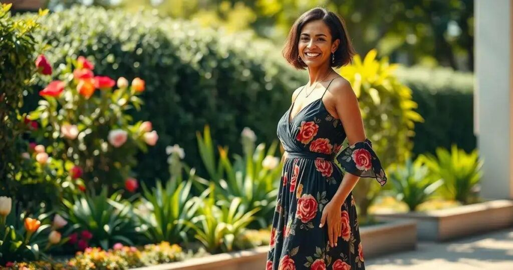 vestido longo para baixinhas