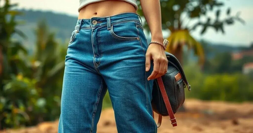a história da calça jeans feminina