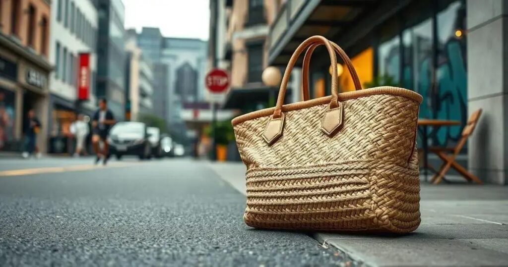bolsa de palha looks urbanos