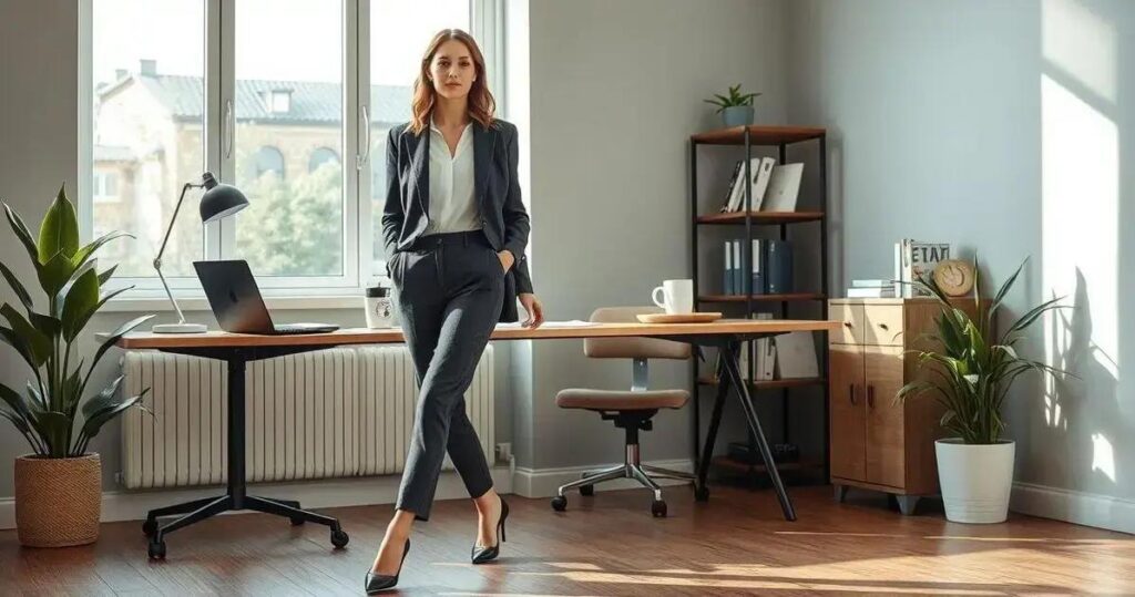 calça social feminina para trabalho