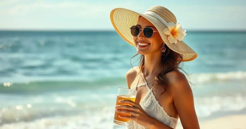chapéu de praia feminino qual escolher