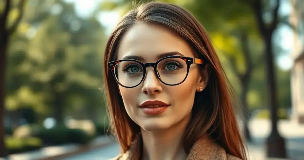 como escolher óculos de grau feminino para rosto redondo