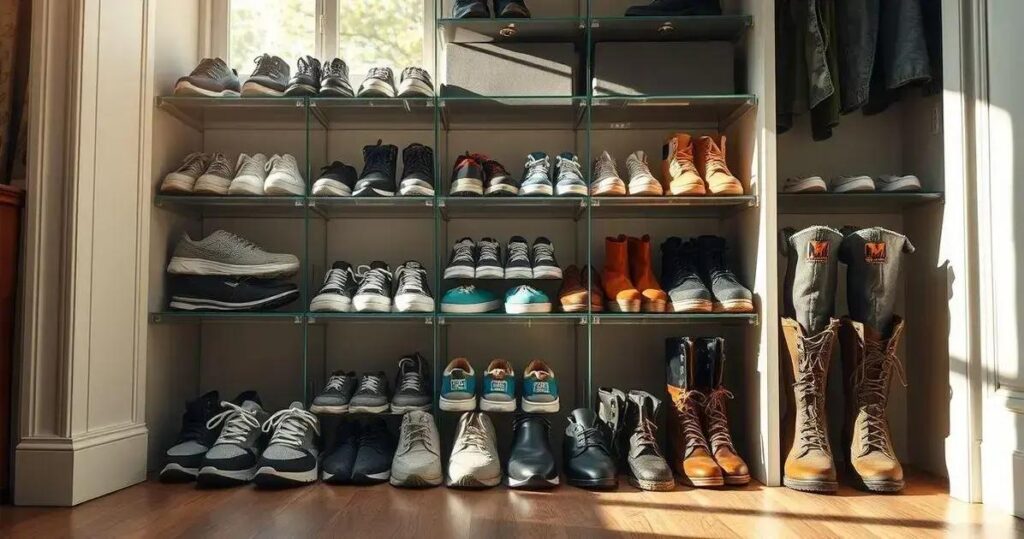 como guardar sapatos para não estragar