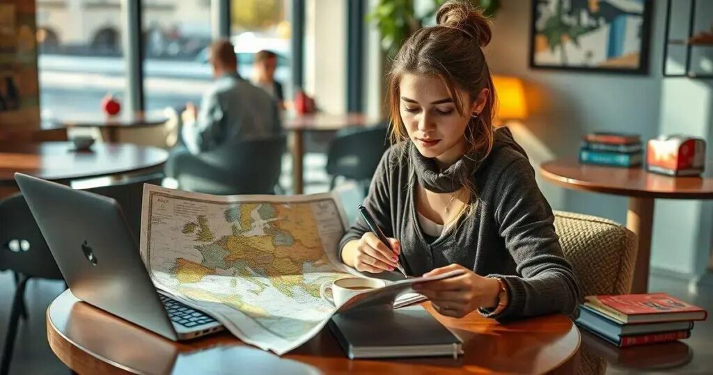 como planejar uma viagem internacional sozinha