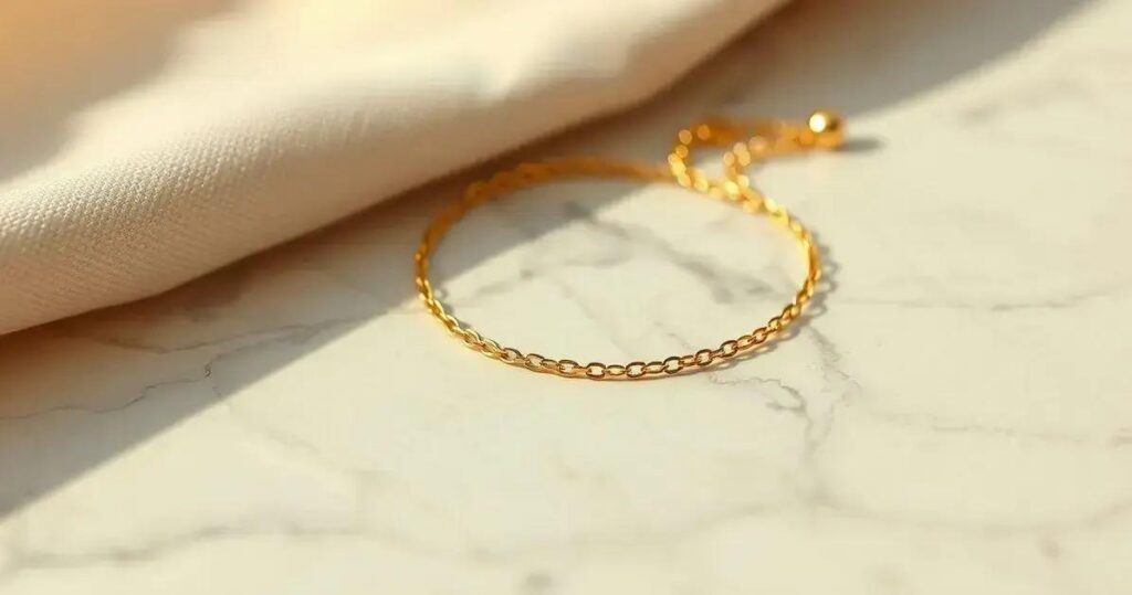 como usar choker dourada delicada