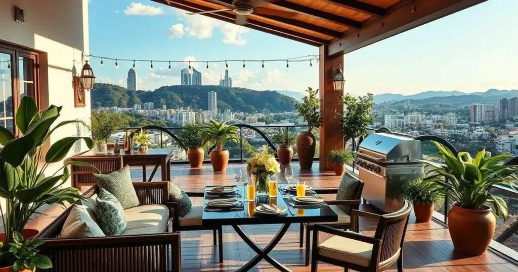 decoração de varanda gourmet