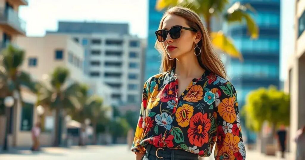 estampas de blusas que estão na moda