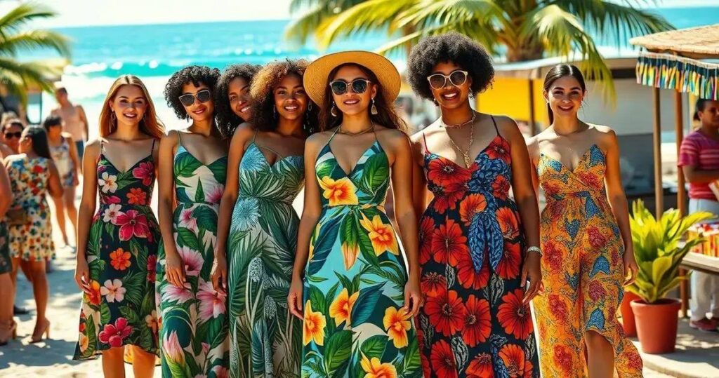 estampas de vestidos verão 2025