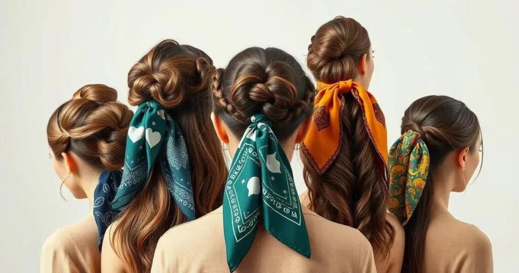 lenço no cabelo como usar