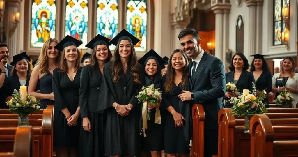 look para missa de formatura convidados