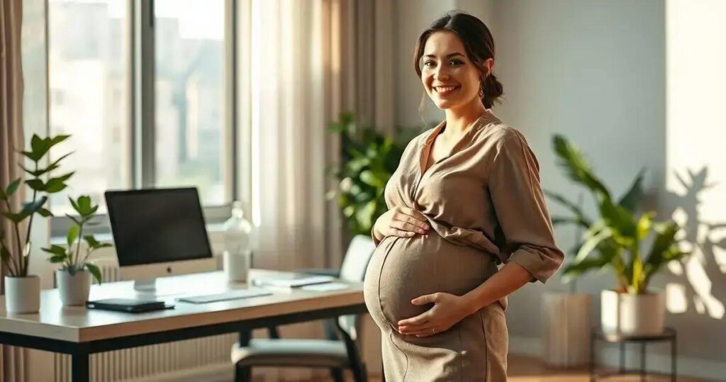 looks de trabalho para gestantes