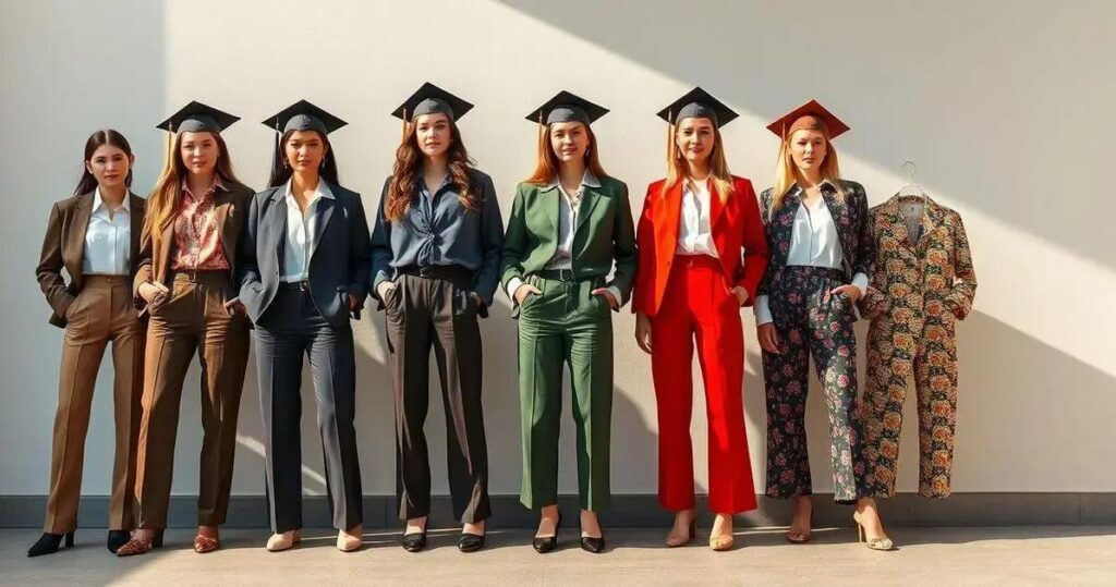 looks para formatura com calça