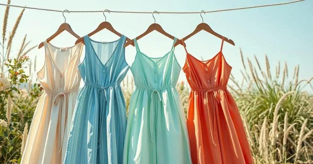 melhores tecidos para roupas de verão