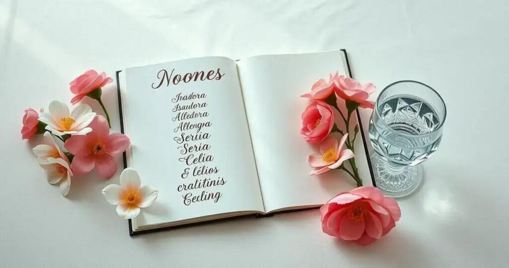 nomes de meninas diferentes