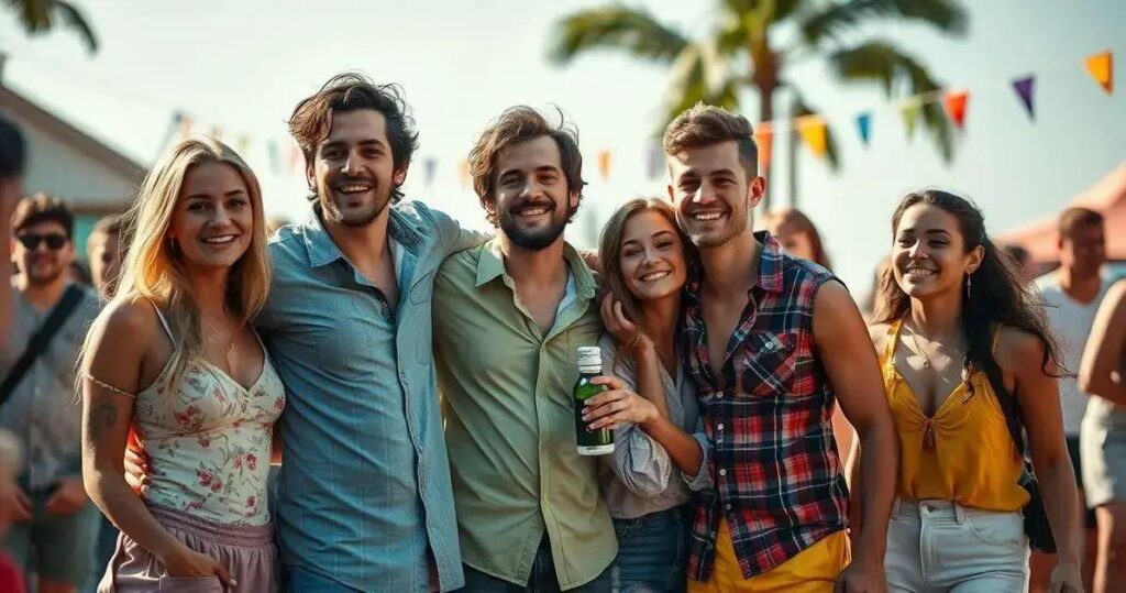 o que vestir em um show de pagode durante o dia