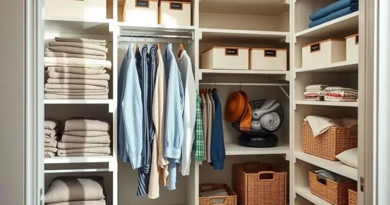 organização de armário dicas para otimizar espaço