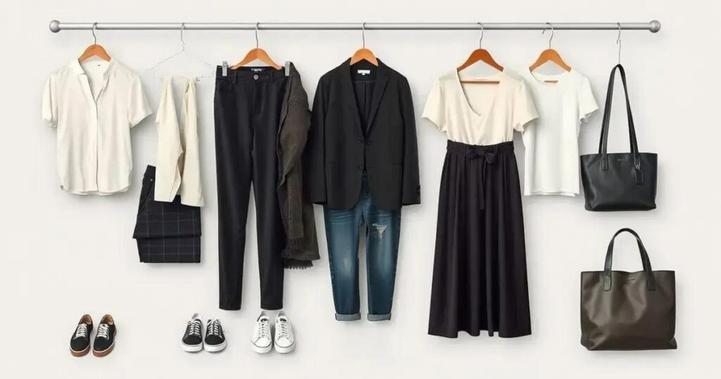 peças chave para um guarda roupa minimalista