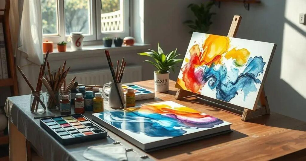 pintura aquarela para iniciantes