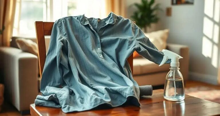 roupa amassada e sem ferro o que fazer