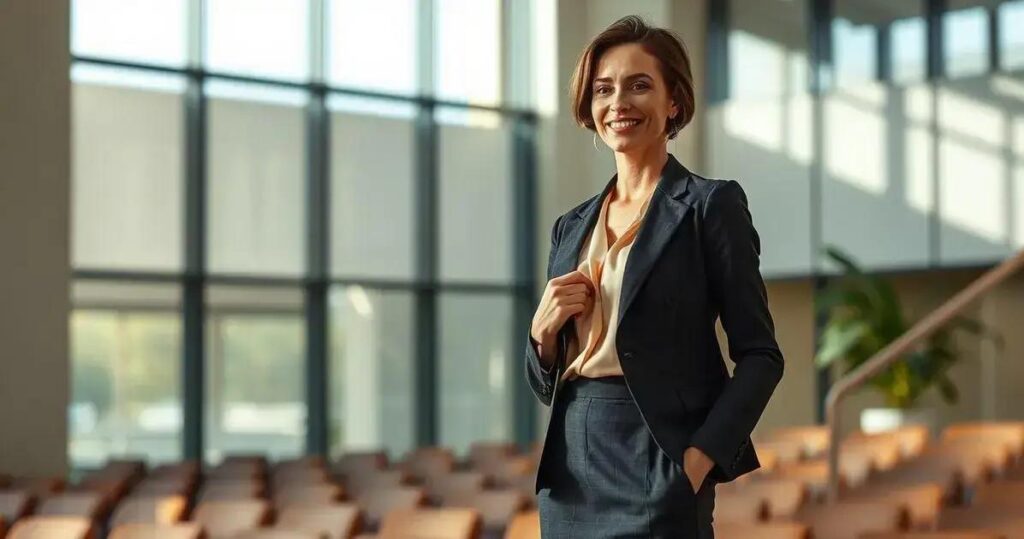 roupa para apresentação de TCC feminina