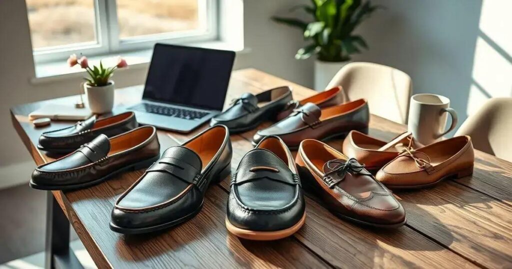 sapatos para trabalhar confortáveis e elegantes