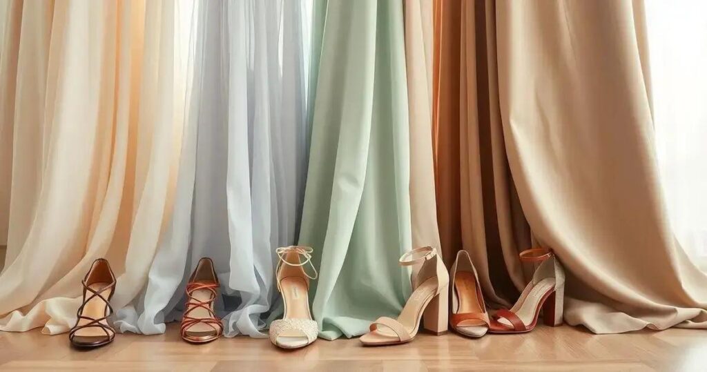 sapatos que combinam com vestido longo de festa